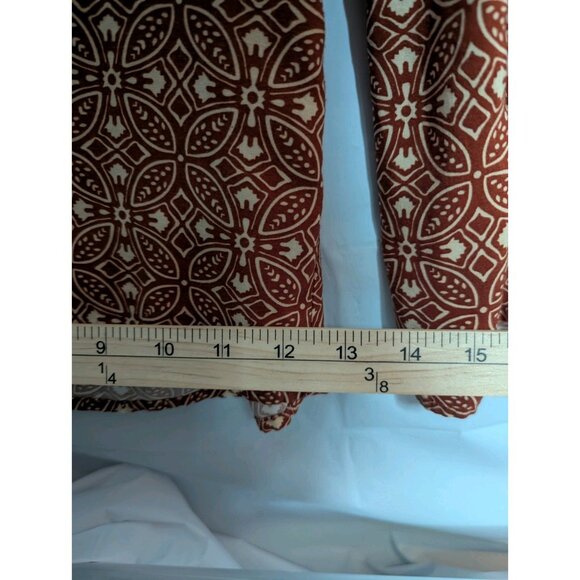 Patrons of Peace Anthropoloie Wide Leg Pants Boho Beachy Resortwear Sz M READ - Picture 10 of 10